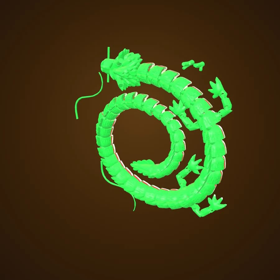 Dragão Shenron Articulado